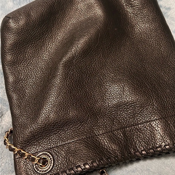 Tory Burch Marion Black Leather Swingpack/Messenger/Shoulder/Crossbody Bag - Picture 8 of 15